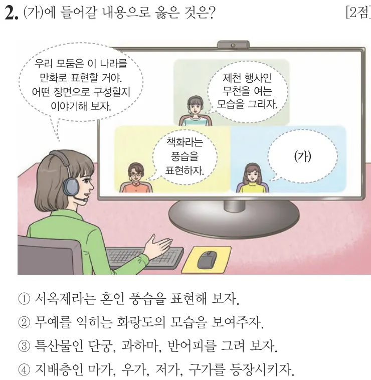 제57회 기본 2번 문제지 원본