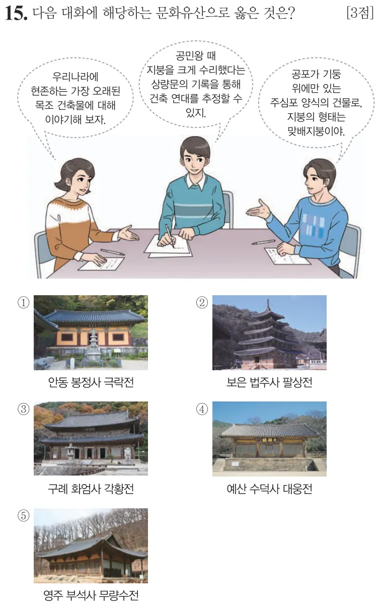 제57회 심화 15번 문제지 원본