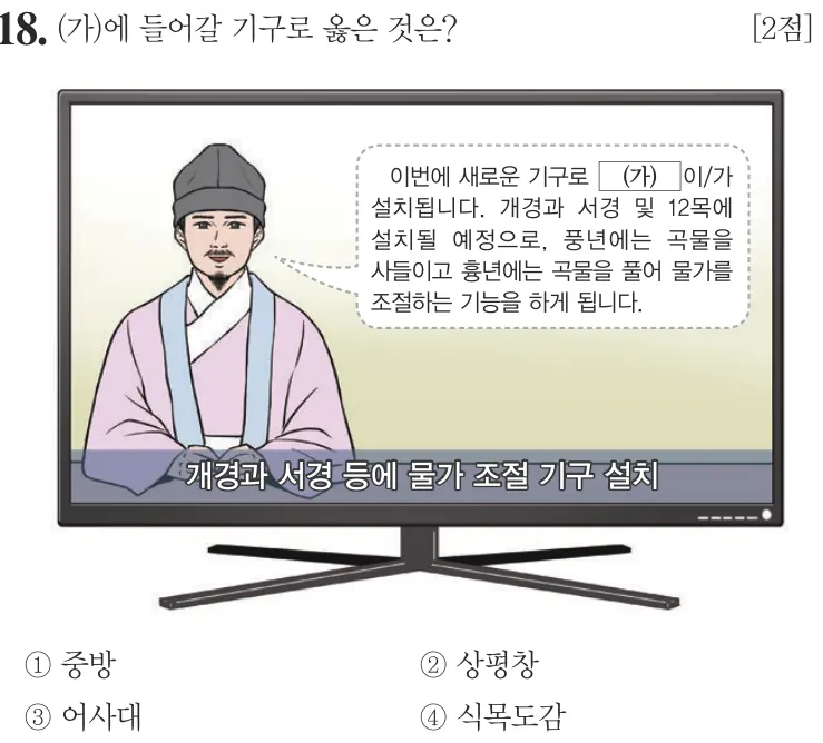 제58회 기본 18번 문제지 원본