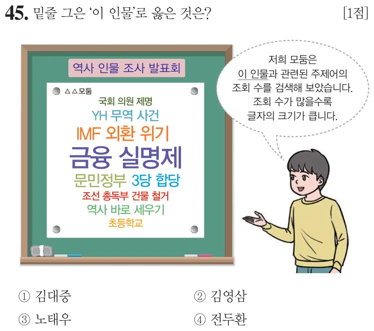 제58회 기본 45번 문제지 원본