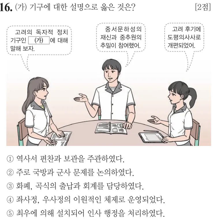 제59회 심화 16번 문제지 원본