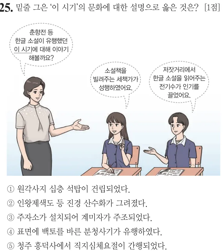 제59회 심화 25번 문제지 원본