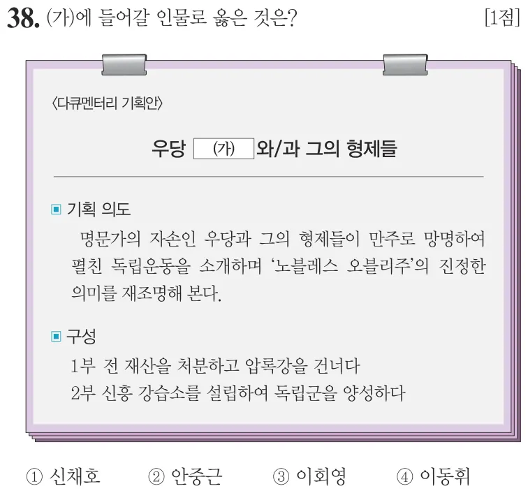 제60회 기본 38번 문제지 원본