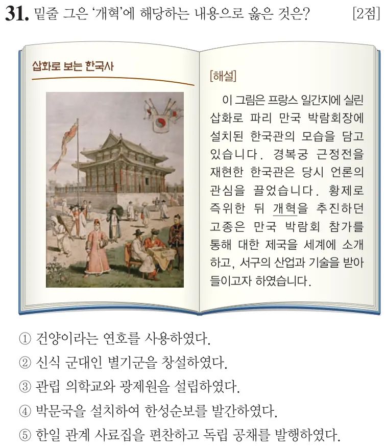 제62회 심화 31번 문제지 원본