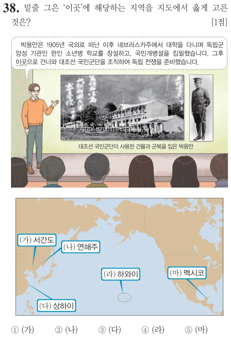 제62회 심화 38번 문제지 원본