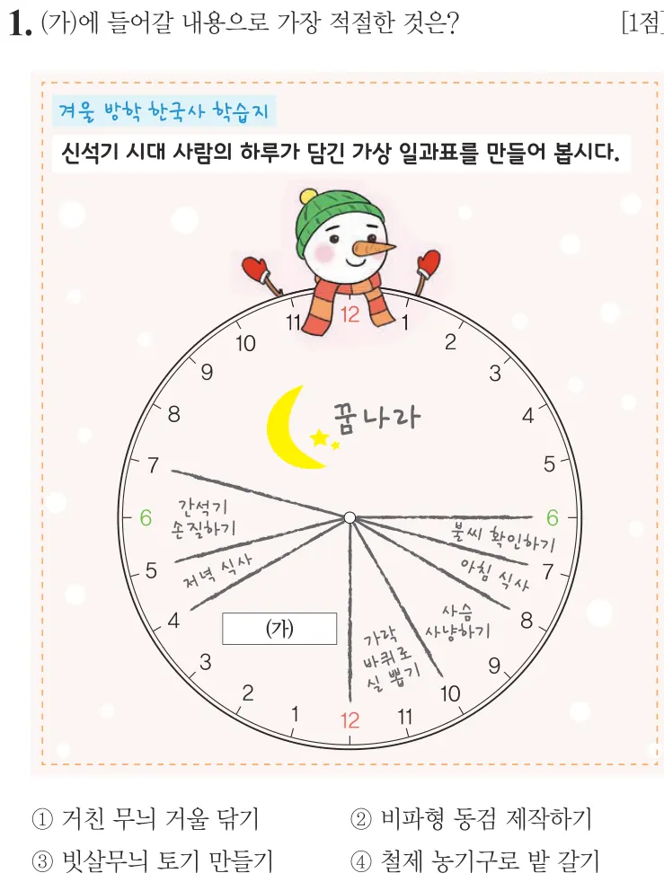 제63회 기본 1번 문제지 원본