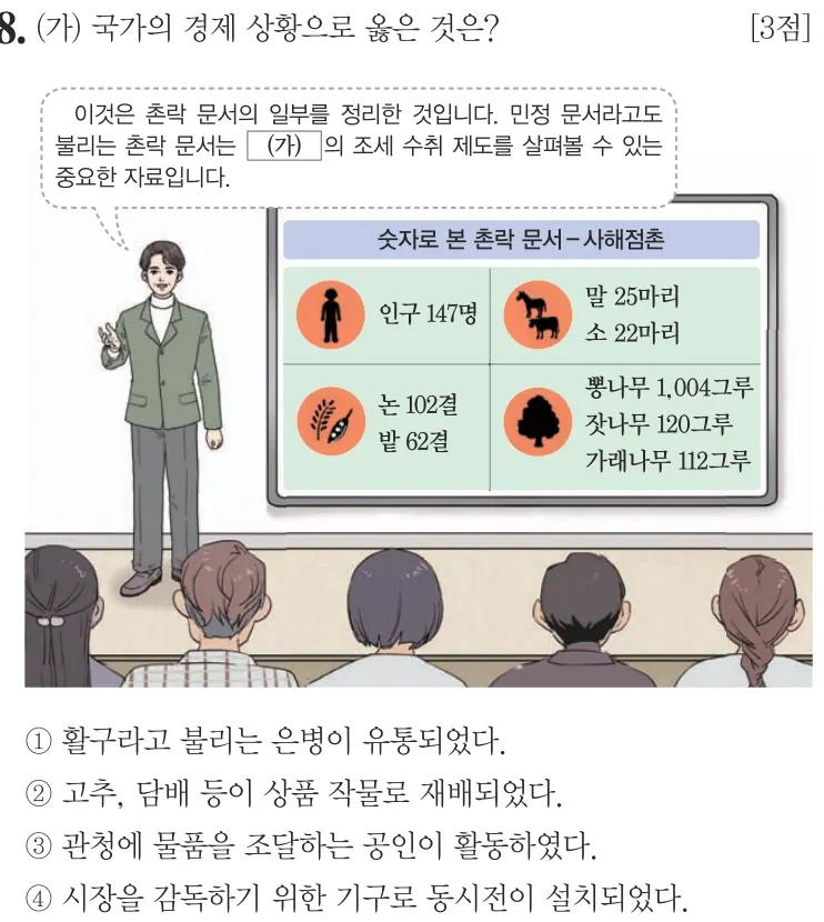 제63회 기본 8번 문제지 원본