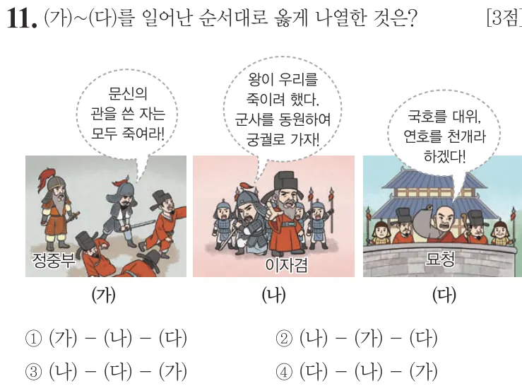 제63회 기본 11번 문제지 원본