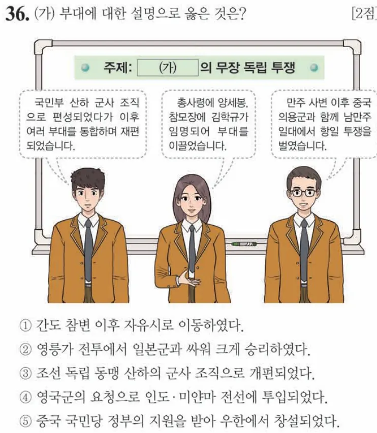 제63회 심화 36번 문제지 원본