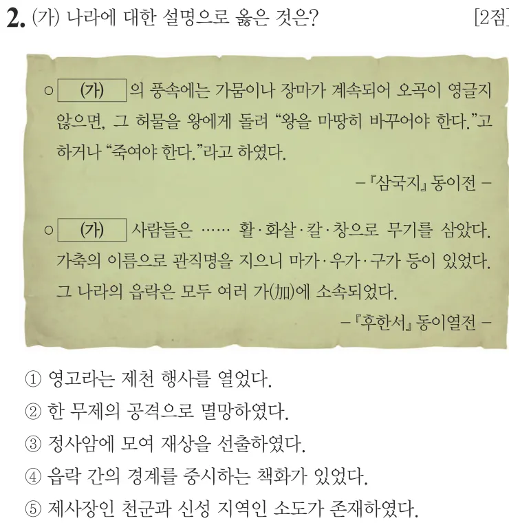 제64회 심화 2번 문제지 원본