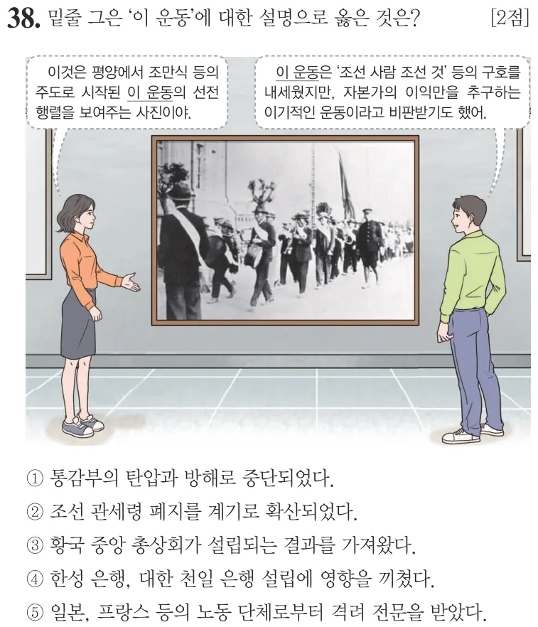 제64회 심화 38번 문제지 원본