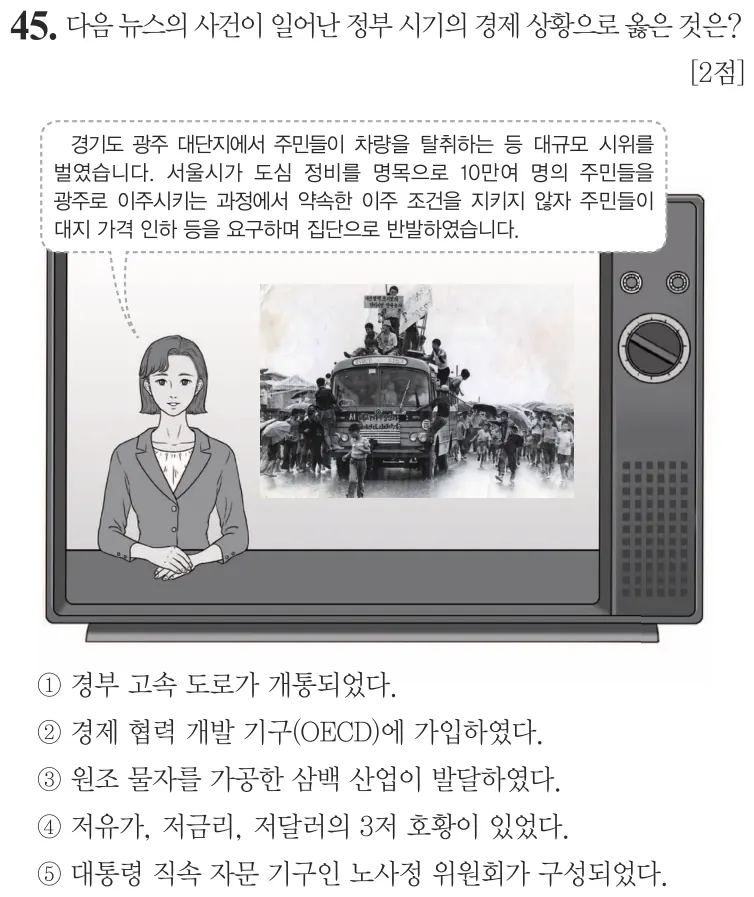 제64회 심화 45번 문제지 원본