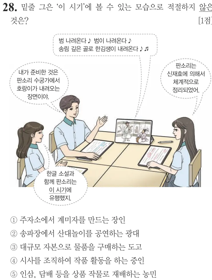 제65회 심화 28번 문제지 원본