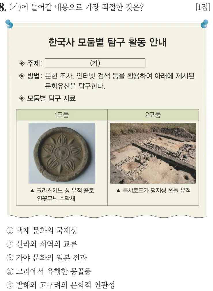제66회 심화 8번 문제지 원본