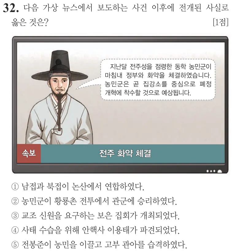제67회 심화 32번 문제지 원본