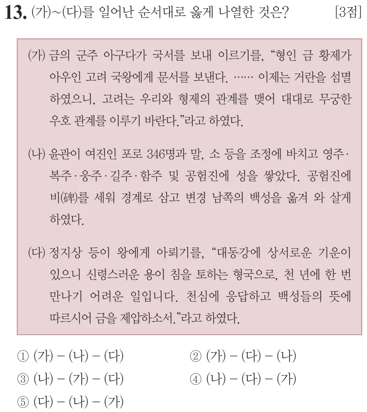 제68회 심화 13번 문제지 원본
