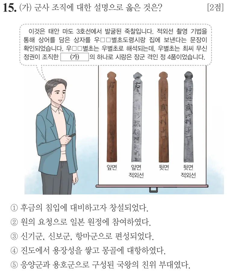 제68회 심화 15번 문제지 원본