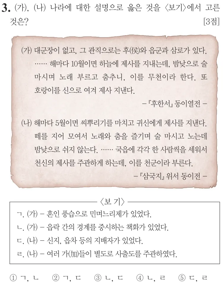 제69회 심화 3번 문제지 원본