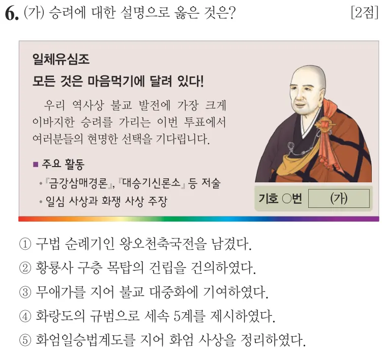 제70회 심화 6번 문제지 원본
