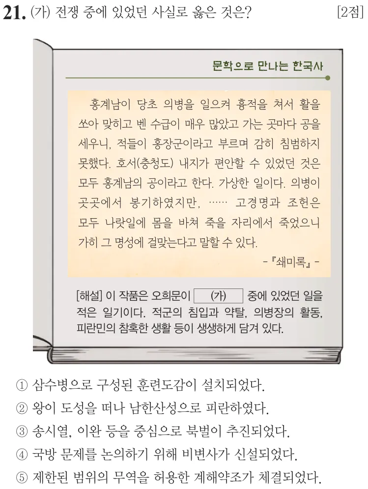 제70회 심화 21번 문제지 원본