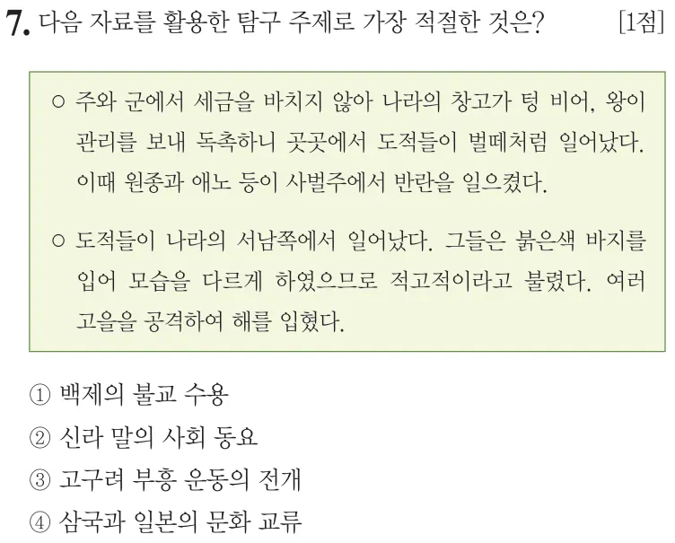 제71회 기본 7번 문제지 원본