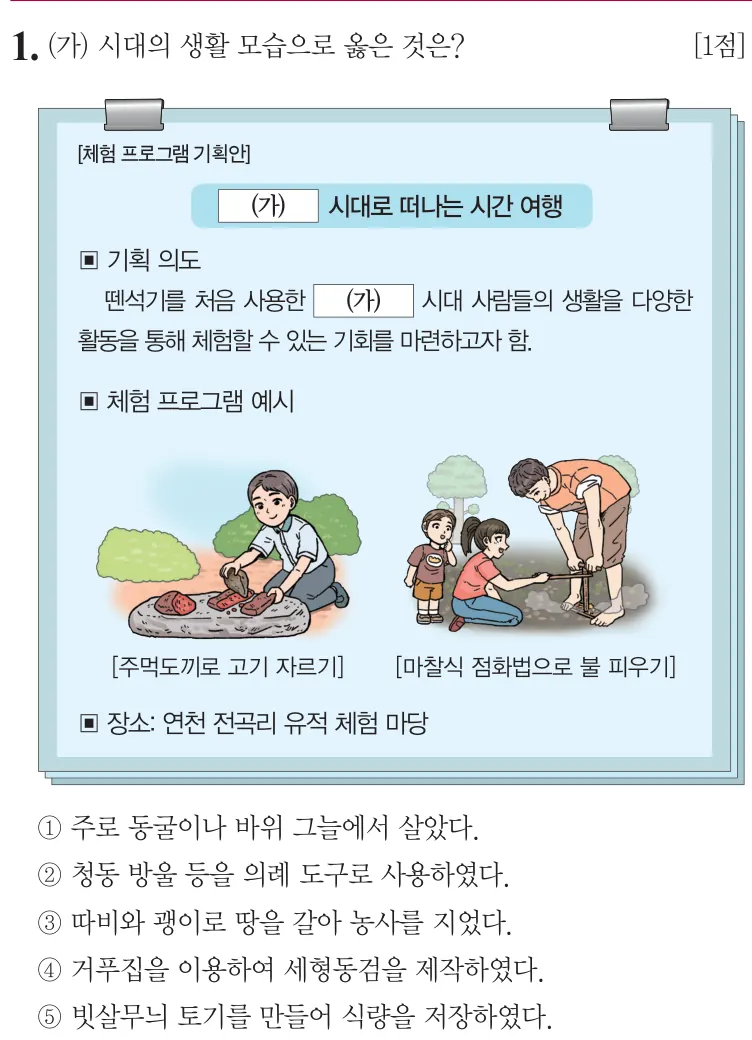 제71회 심화 1번 문제지 원본