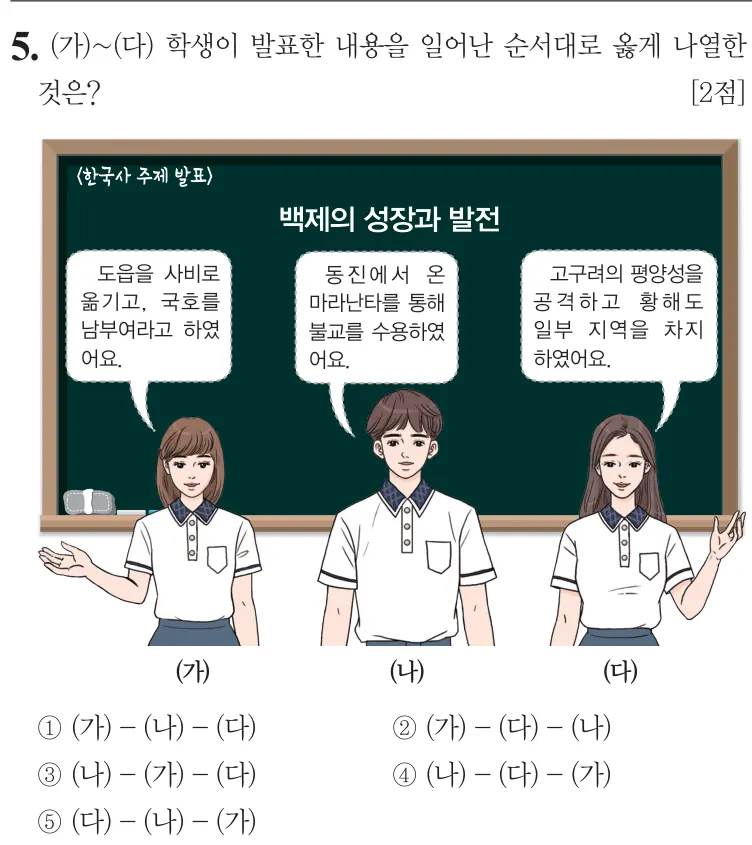 제71회 심화 5번 문제지 원본