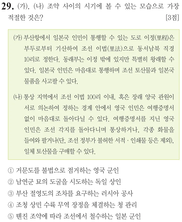 제71회 심화 29번 문제지 원본