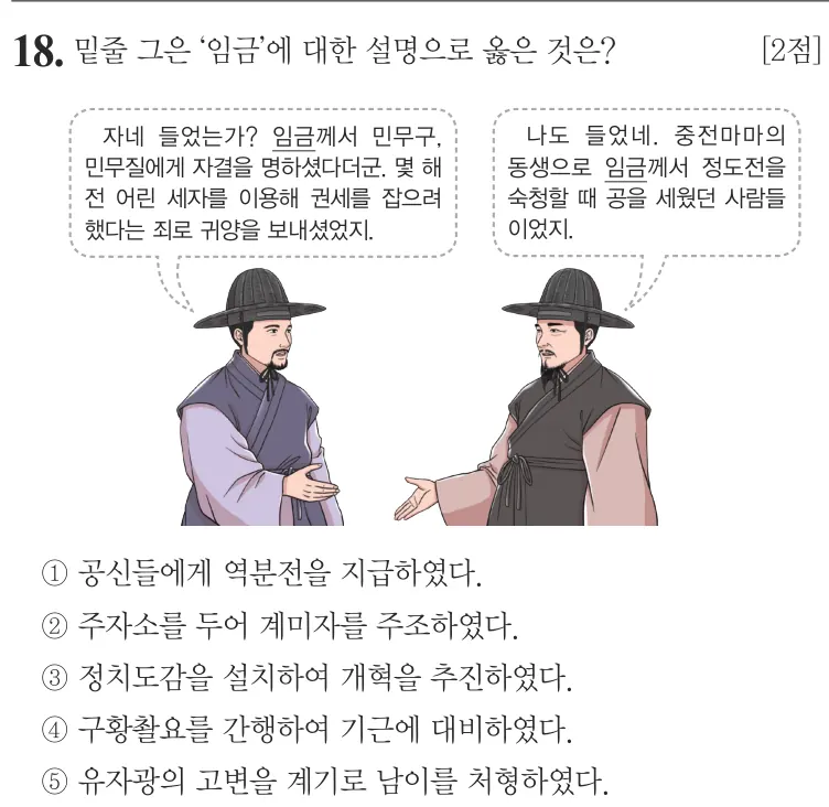 제72회 심화 18번 문제지 원본
