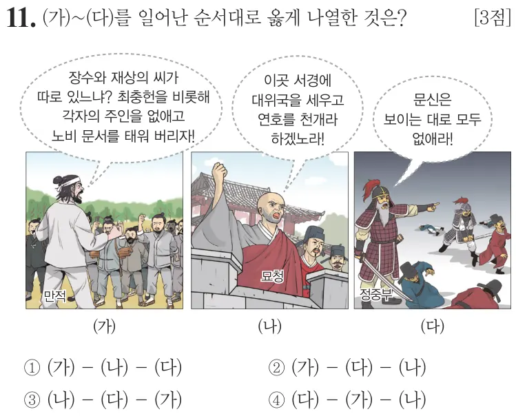 제75회 기본 11번 문제지 원본