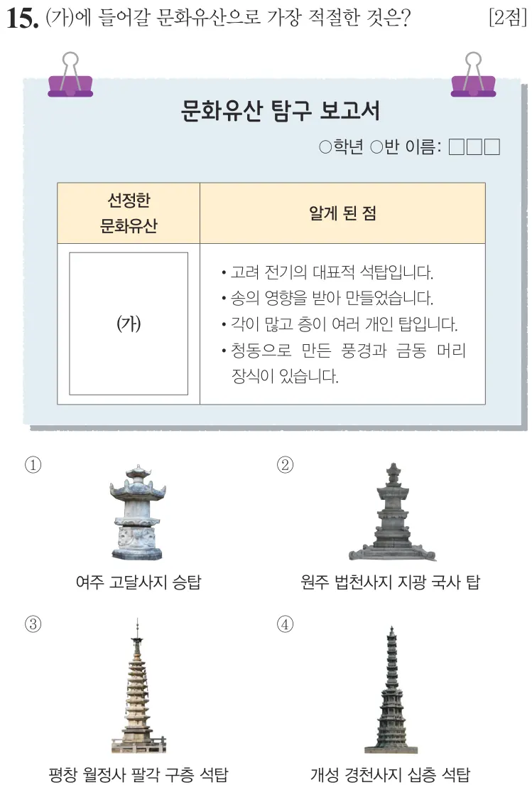 제75회 기본 15번 문제지 원본