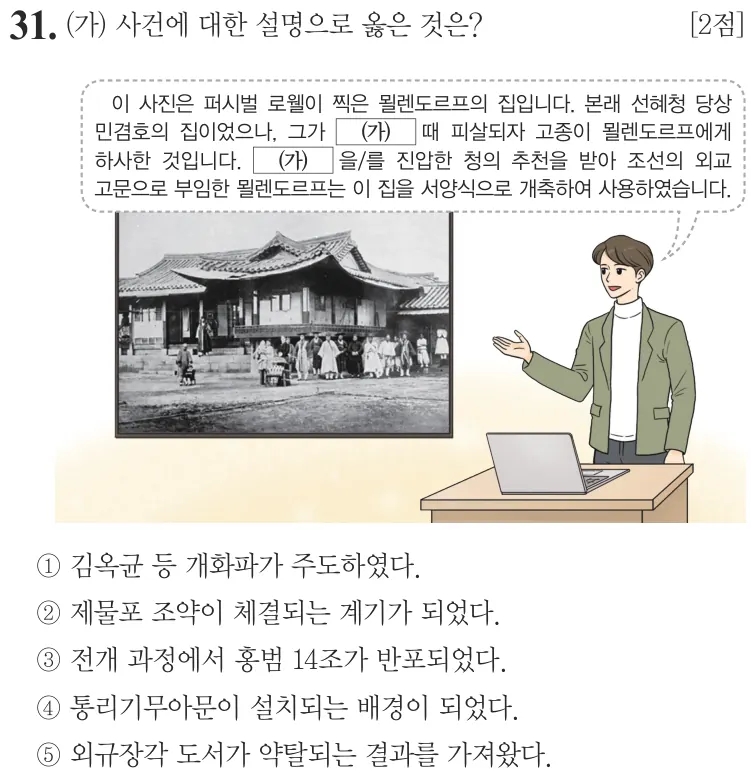 제77회 심화 31번 문제지 원본