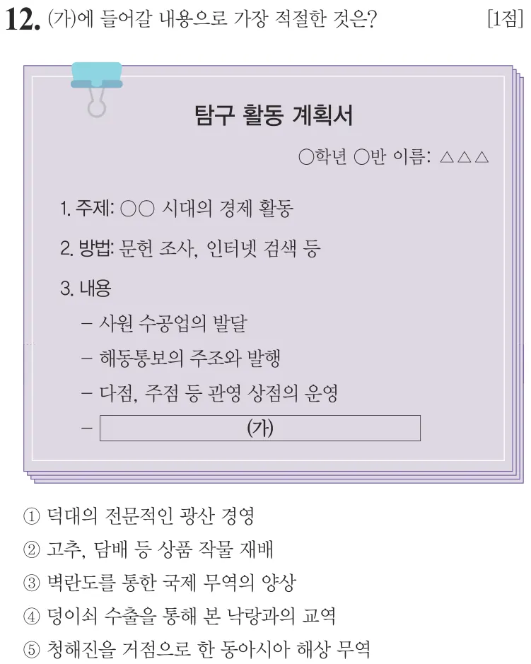 제78회 심화 12번 문제지 원본