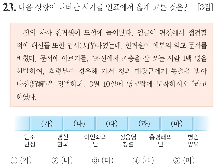 제78회 심화 23번 문제지 원본